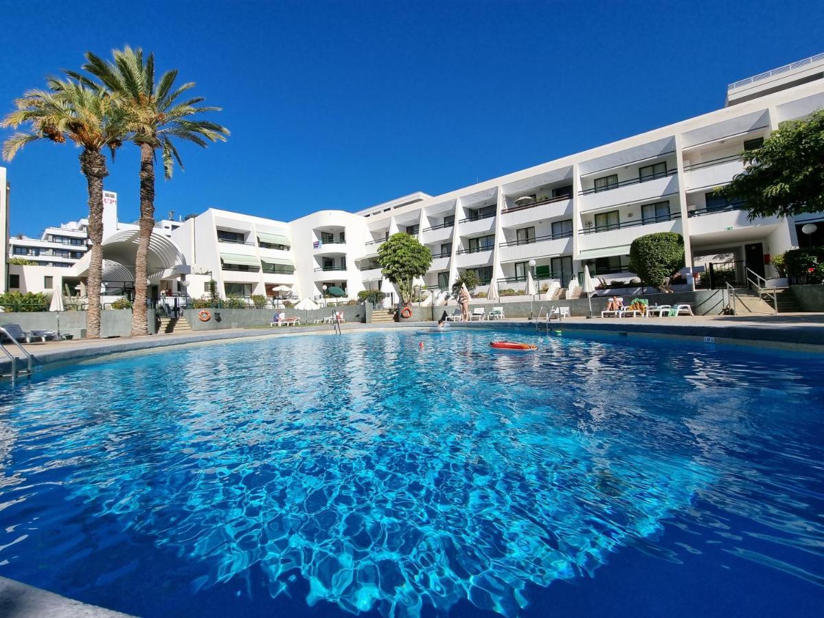 Apartment Casa Palmera Only 150 Meters To The Beach, Heated Pool, Wifi, Sat-Tv, Balcony With Poolview Арона Екстериор снимка