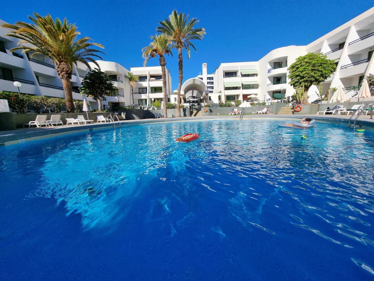 Apartment Casa Palmera Only 150 Meters To The Beach, Heated Pool, Wifi, Sat-Tv, Balcony With Poolview Арона Екстериор снимка