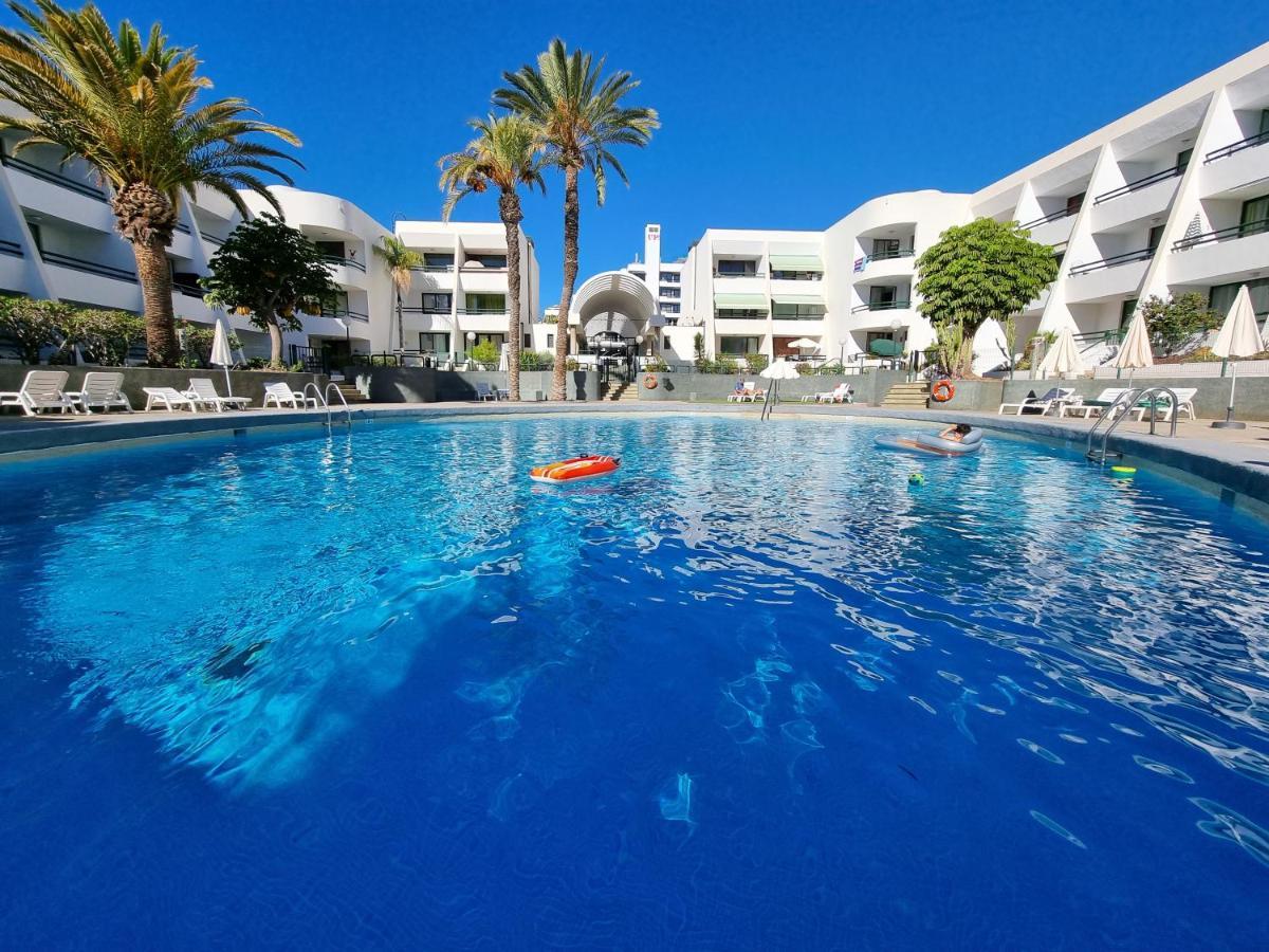 Apartment Casa Palmera Only 150 Meters To The Beach, Heated Pool, Wifi, Sat-Tv, Balcony With Poolview Арона Екстериор снимка